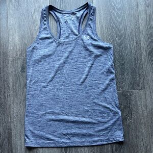 Under Armour Heathered Blue Athletic Tank